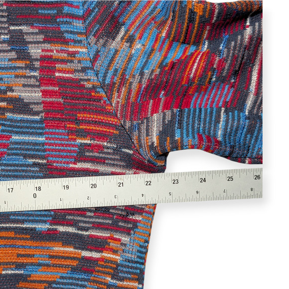 Missoni Sport Jacquard Knit Cardigan Sweater Multicolor Italy Size 58 XL-XXL - Picture 14 of 16